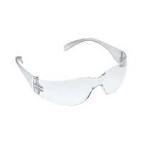 3M Virtua Line Safety Glasses - Polycarbonate Lenses, Clear Frame Color | UV Rays Protective, 99.9% UV Protection Efficiency, 1-Year Warranty