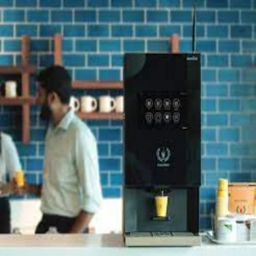 Automatic Stainless Steel Chai Point Tea Coffee Vending Machine For Offices