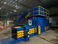 Horizontal Paper Baling Machine - Carbon Steel, 440 Volt (v) | Automatic Operation, High Efficiency, Eco-friendly Design, 1 Year Warranty