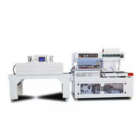 White Automatic Pof Film Shrink Wrapping Machine For Bottles And Small Cartons