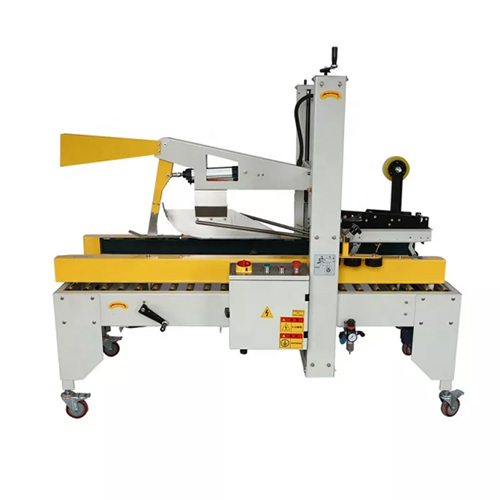 Automatic Flap Folding Adhesive Tape Case Carton Box Sealer Machine