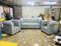 5 SEATER CHESTERFIELD SOFA
