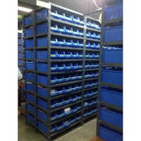 Slotted Angle Bin Rack - Application: Industrial Storage