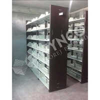 Powder Coated Library Racks - Mild Steel, Durable Design For Efficient Library Storage Solutions