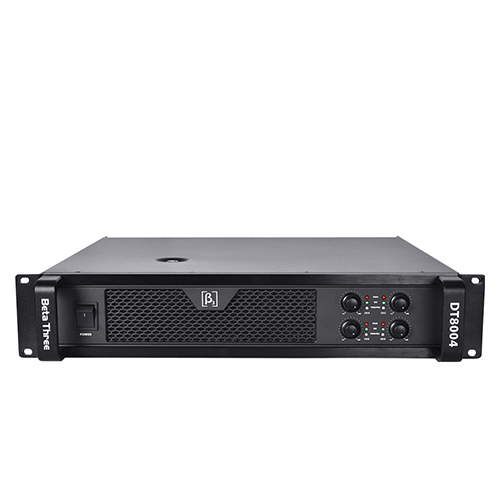 Black Dt8004 Professional Class D Amplifier