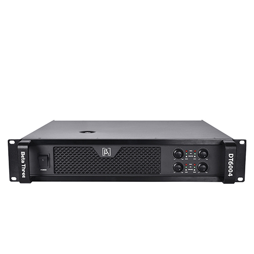 Black Dt6004 Professional Class D Amplifier