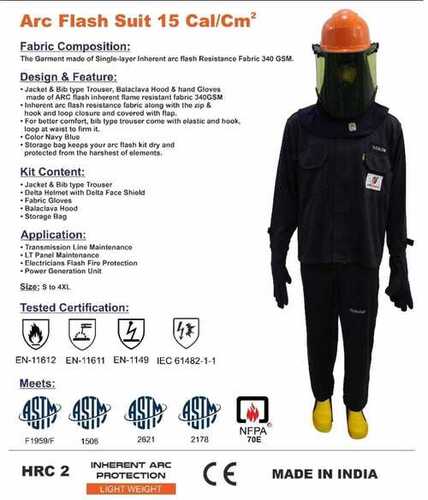 Arc Flash Suit - Application: Fire Safety