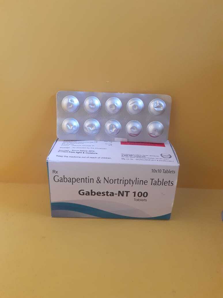 Gabapentin 100mg Notriptyline 10 mg Hydrochloride