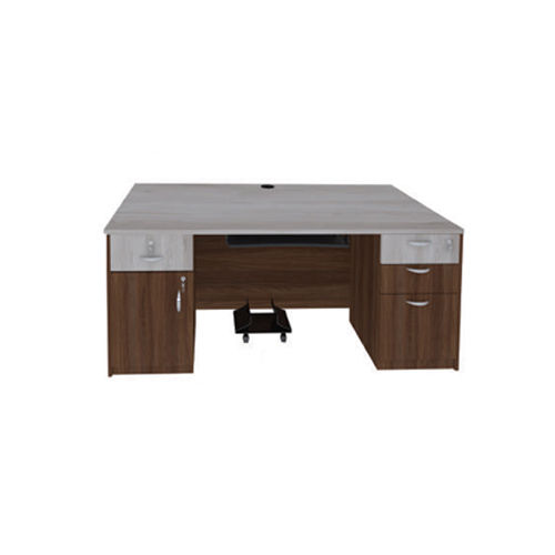 Machine Made 1800X900X750Mm Executive Table With Pedestal