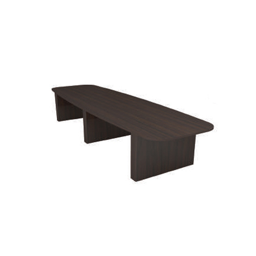 Rectangular Brown Colored Conference Table Without Popup Box