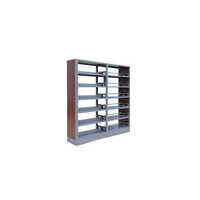 Single Side Library Rack - Stainless Steel, 1200x400x2100mm, Grey | Eco-friendly, Easy To Clean, Durable, Modern Design, No Assembly Required