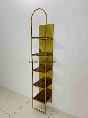 GCO Five Levels rack aka shelf in stainless steel with wooden tops