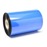 Thermal Transfer Wax Ribbon - 110mm Width X 300m Length, Black Color | Durable For Printing Industry Applications