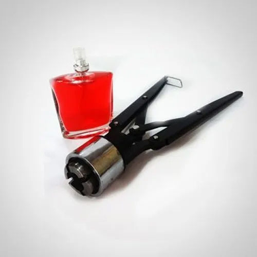 Black-Red 15Mm Hand Operated Perfume Crimping Machine