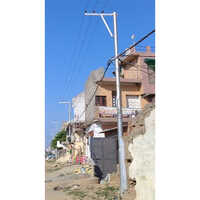 Mild Steel 11kv On Side Bracket Cast Iron Electric Pole