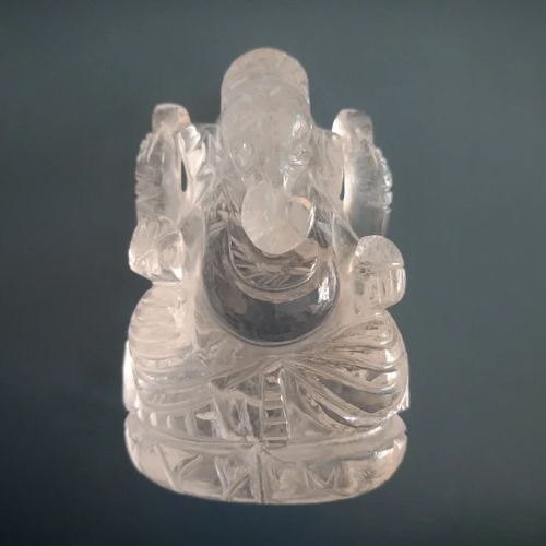 Indian 4.5 Inch Crystal Ganesha Statue