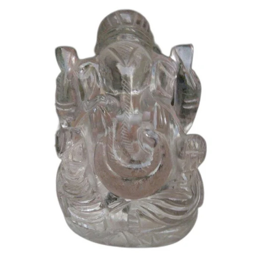Indian 3 Inch Crystal Ganesha Statue