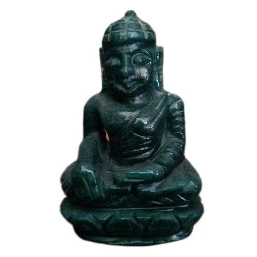 Green Gemstone Buddha Statue Size: Different Available