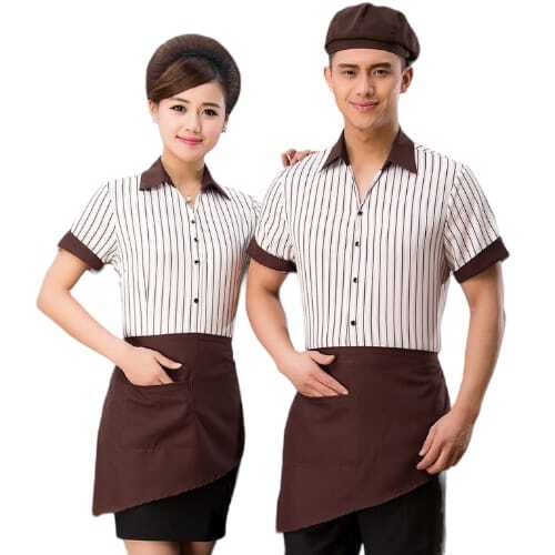 Women's Cleaning Work Hotel Receptionist Uniform Costume Housekeeping Waiter  Clothes Massage Nail Beautician Cafe Work Outfit - AliExpress