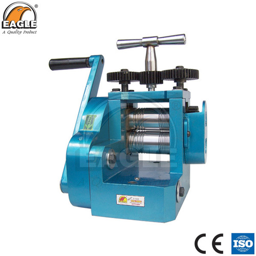 Eagle Hand Powered Rolling Mill With Side Cover For Goldsmith