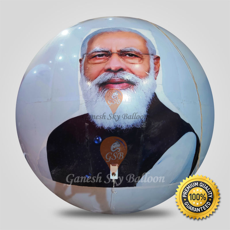 PM Modi Advertising Sky Balloons for Elections