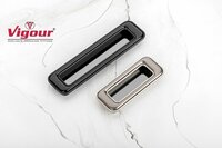 Designer Concealed Handle Kapa Stainless Steel Designer Concealed Handles For Drawer Fitting Vhf-303 - Chrome Finish, Size 96 Mm To 288 Mm, Aluminum Material, Pull Handle Type