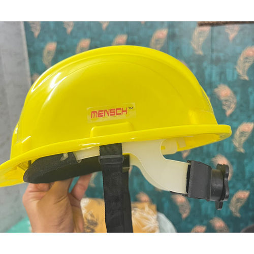 Yellow Mensch Safety Ratchet Helmet