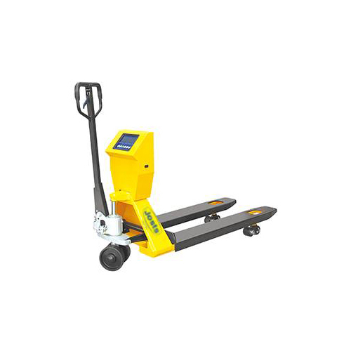 Yellow Jpw 20 Hand Pallet Truck With Weighing Scale