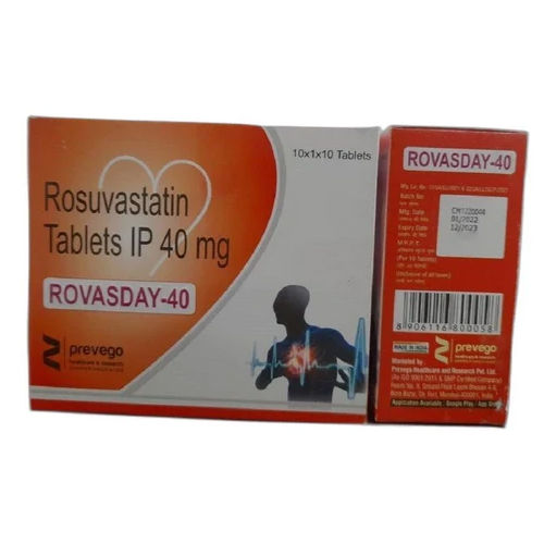 40Mg Rosuvastatin Tablets Ip General Medicines