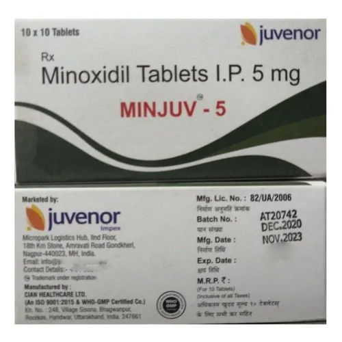 5mg Minoxidil Tablets IP