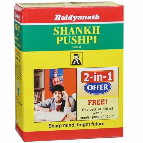 Baidyanath Shankh Pushpi Syrup Age Group: For Adults