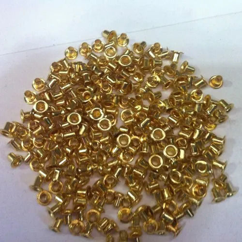 Paper Bag Brass Eyelet - Color: Golden