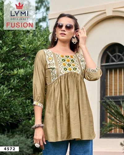 Fancy Embroidered Top With Handwork