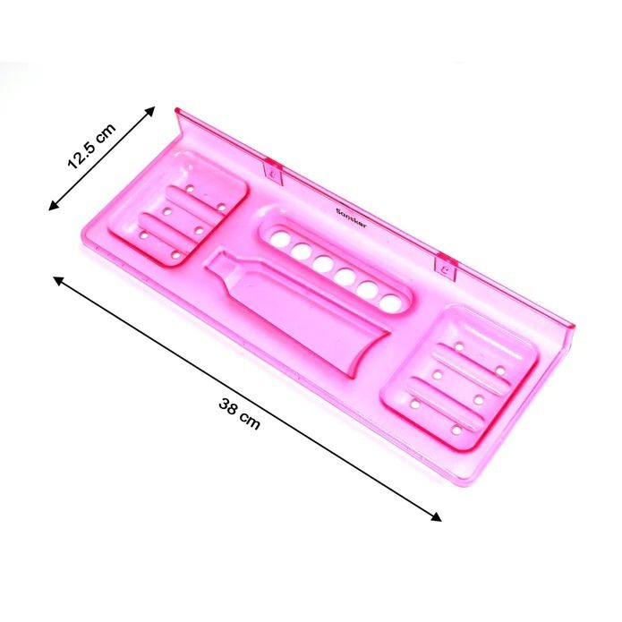 PLASTIC SOAP DISH 2PC