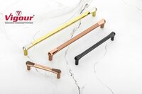 Latest Cabinet Handle VH-132 - Zinc Alloy, 96 MM to 288 MM , Chrome Finish, Pull Handle Design for Cabinet Fitting