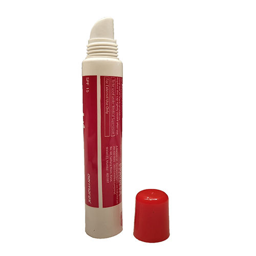 Red Customized Lip Balm Packaging Tube