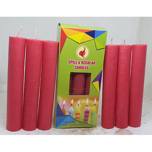 Red Spell And Regular Candles