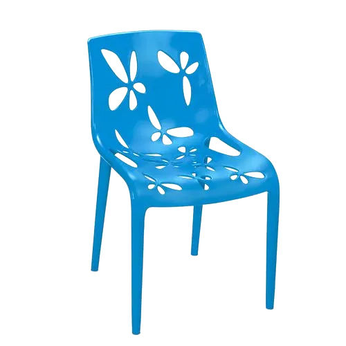 Plastic Blue Restaurant Chair