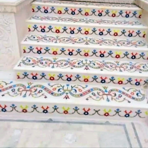 Marble Inlay Stairs