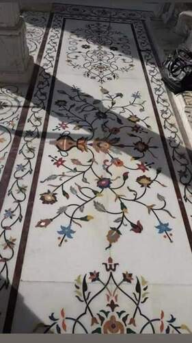 Marble Inlay Flooring Galicha