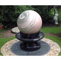 Marble Ball Fountain - Polished Marble And Stone, Customized Size, Antique Imitation Style, Gray Color, Industrial Outdoor Fountain