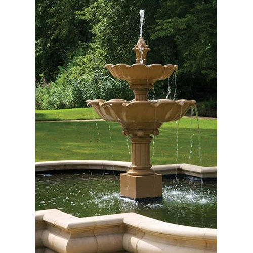 Brown Marble Garden Fountain