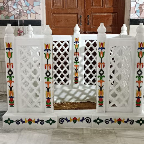 White Marble Carving Work For Masjid