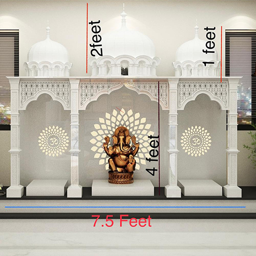 White Marble Temple for Home