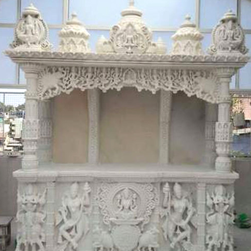 Marble Pooja Ghar for Home