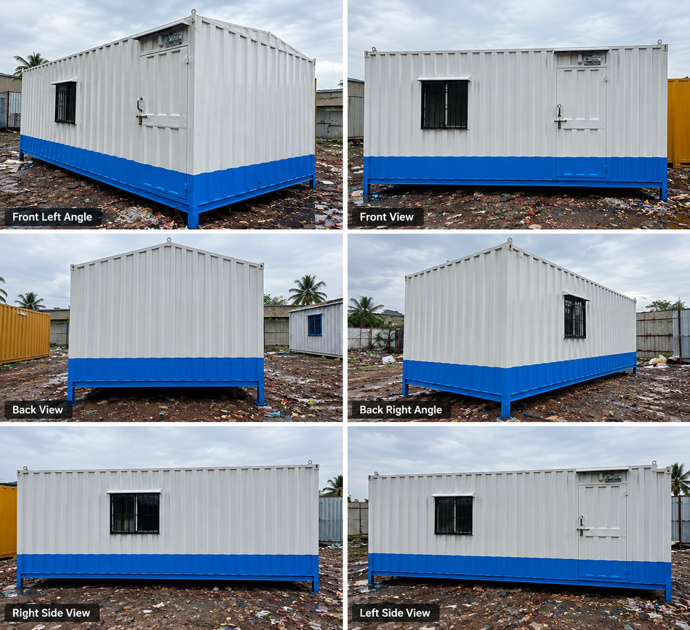 Gi Portable Toilet Cabin - Material: Steel