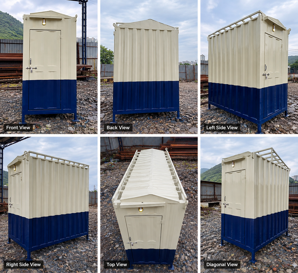 Gi Toilet Cabin 4*4 - Material: Container