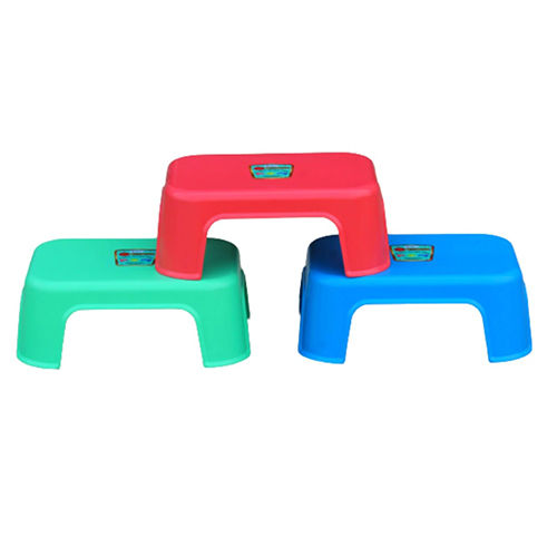 Multicolor Heavy Duty Plastic Bathroom Stool