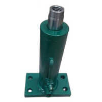 Flange Mount Hydraulic Cylinder - Color: Green