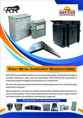 Sheet Metal Fabrication Of Panel - Dimension (L*W*H): Custom/As Per Requirement